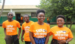 Zambian school girls carry the message of sanitation on their t-shirts.jpg